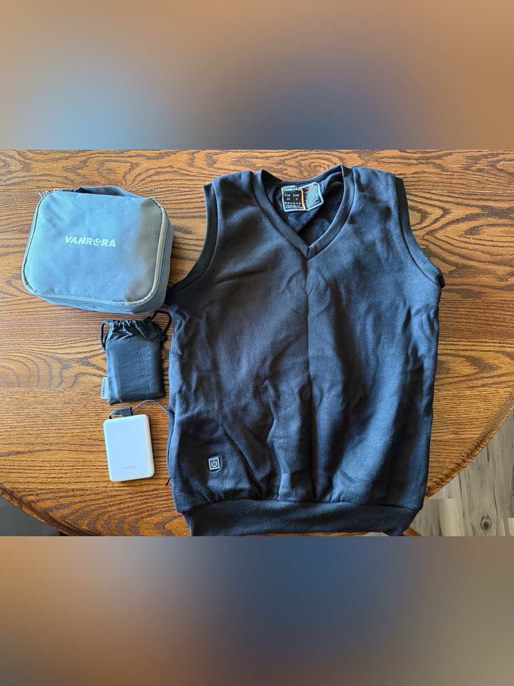 Black Heated Vest